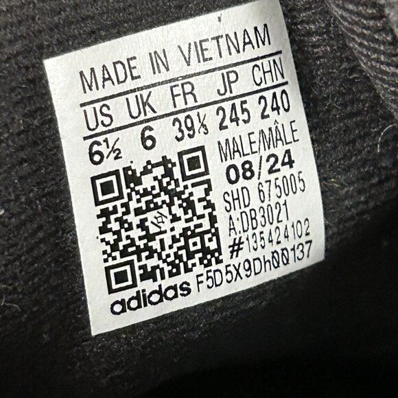 Adidas Spezial Men’s Shoes Size 6.5 – Fits Women's like 8.5 - Black & White - Picture 2 of 6